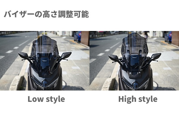 NMAX125 SEG6J NMAX155 SG66J カウルマウントミラーキット バイザー