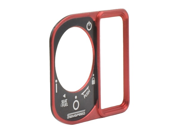 PCX125 JK05 JK06 PCX160 KF47 キーシリンダーカバー メインスイッチカバー レッド カスタム パーツ