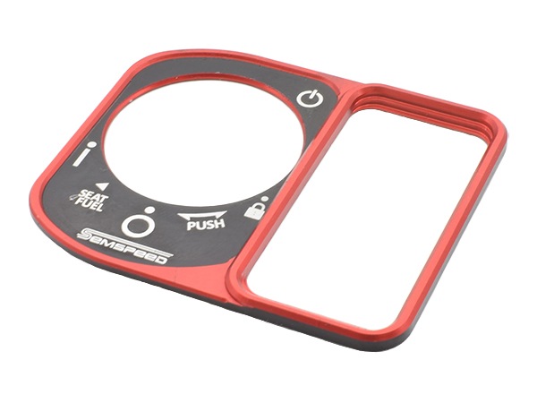 PCX125 JK05 JK06 PCX160 KF47 キーシリンダーカバー メインスイッチカバー レッド カスタム パーツ