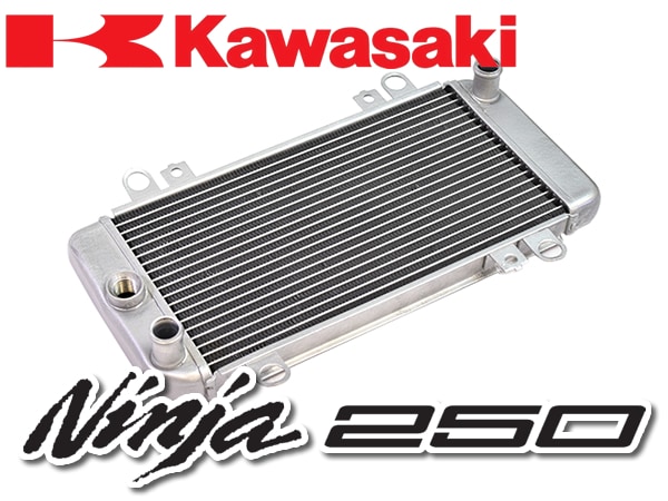 NINJA250R アルミラジエーター 本体 ニンジャ250R EX250 カスタム