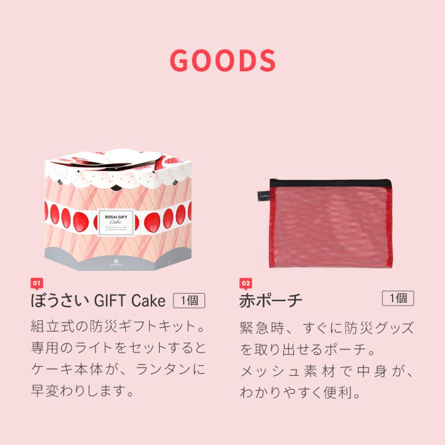 ぼうさいギフトケーキ セット 防災士×防災用品メーカー監修の