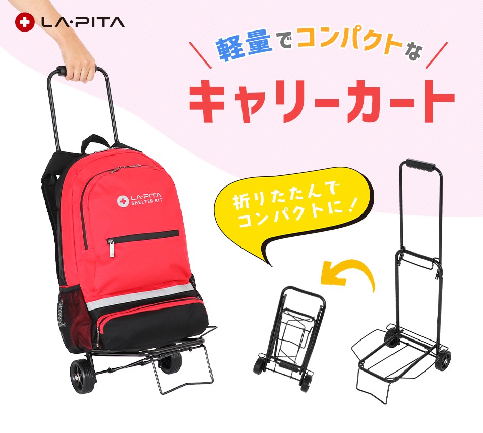 パイプキャリー ブラック 201B 折りたたみ式 キャリーカート