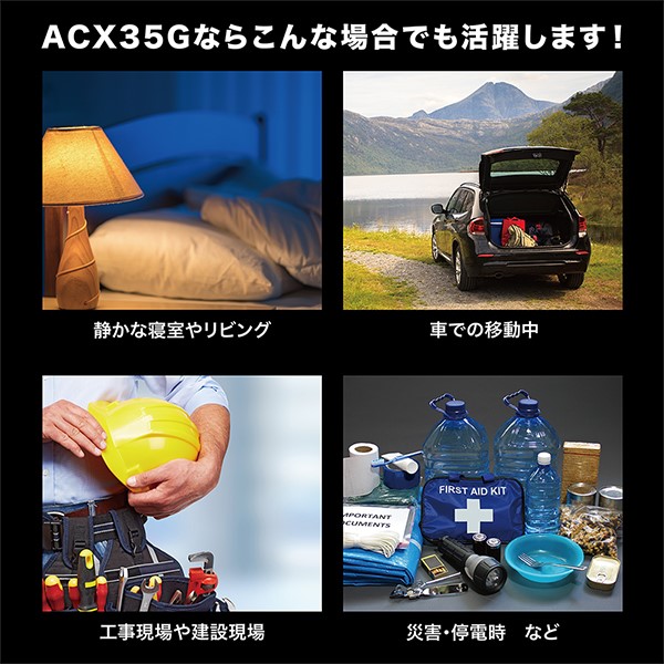 ポータブル 3way 冷蔵庫 COMBICOOL ACX35G ドメティック＜防災セット