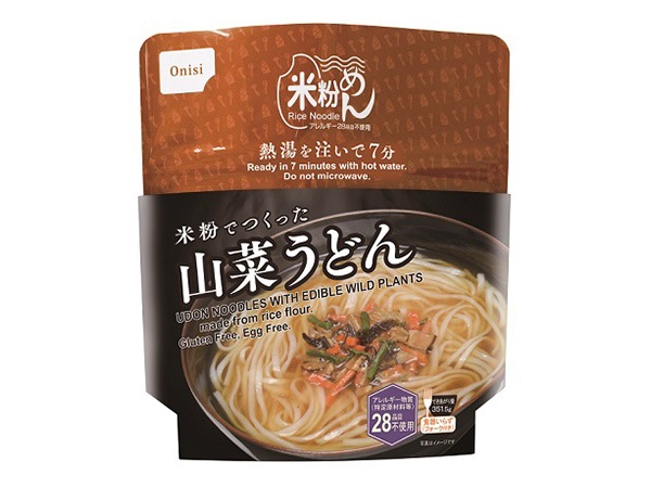 尾西食品 米粉でつくった 山菜うどん 5年保存 【取寄せ品】