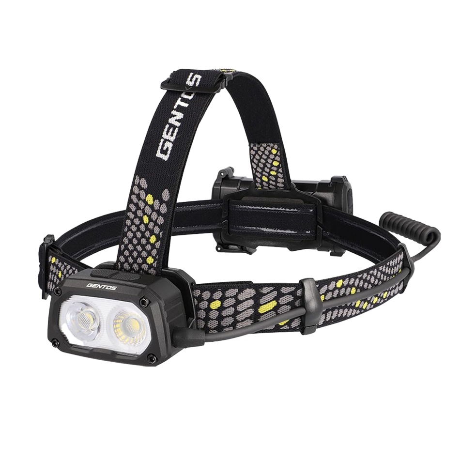 ジェントス T-REX 2000LM ヘッドライト 充電式 TX-D434R【取寄せ品】