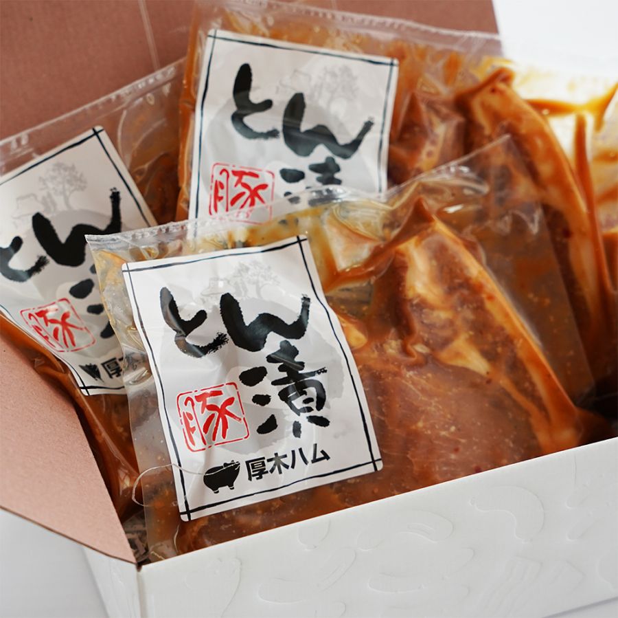 とん漬詰合せ　（厚切りロース肉6枚セット）