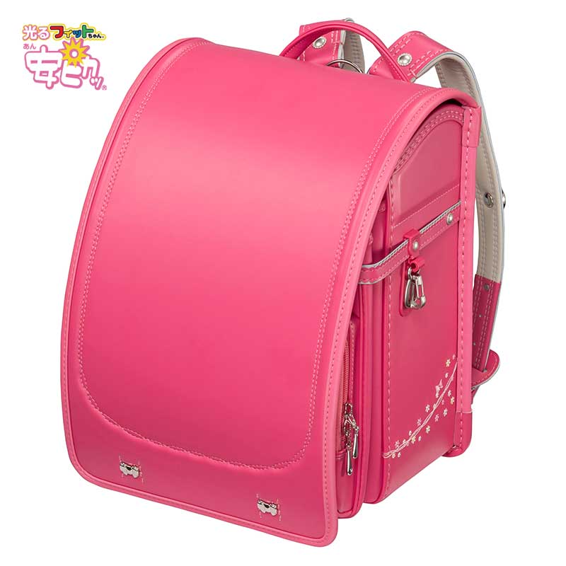 フィットちゃんランドセルプティガール(ホットピンク×ホットピンク)安ピカッタイプ