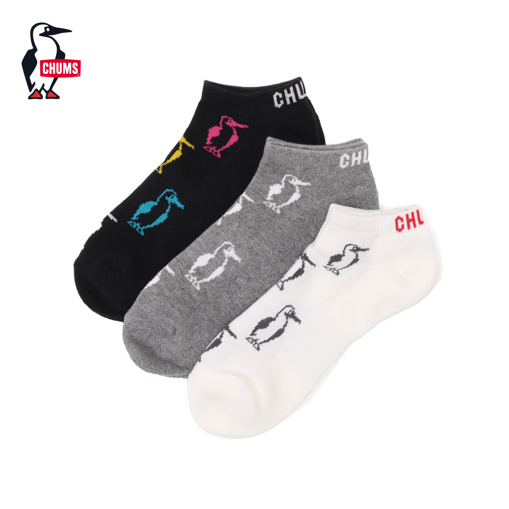 CHUMS（チャムス）3Pブービーアンクルソックス（ソックス/靴下）3P Booby Ankle Socks