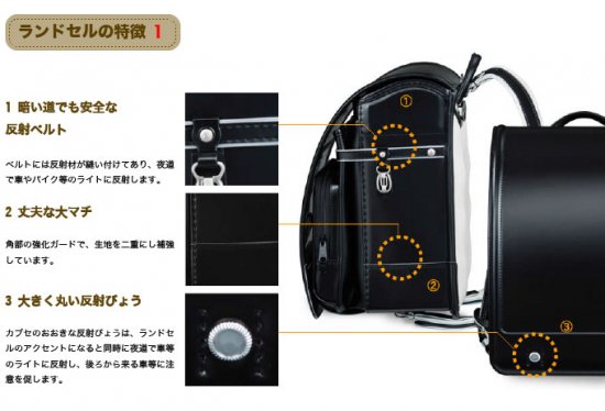 フィットちゃんランドセルタフボーイ(クロ)