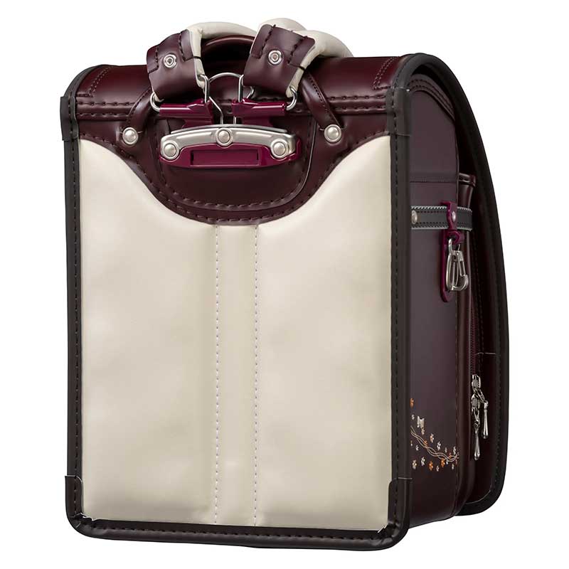 フィットちゃんランドセルプティガール(セピア×チョコ）安ピカッタイプ＋楽ッション　