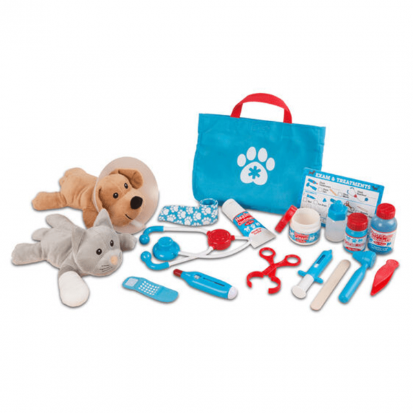 Melissa&Doug（メリッサ&ダグ）Pet Vet Play Set（動物のお医者さんドクターセット）