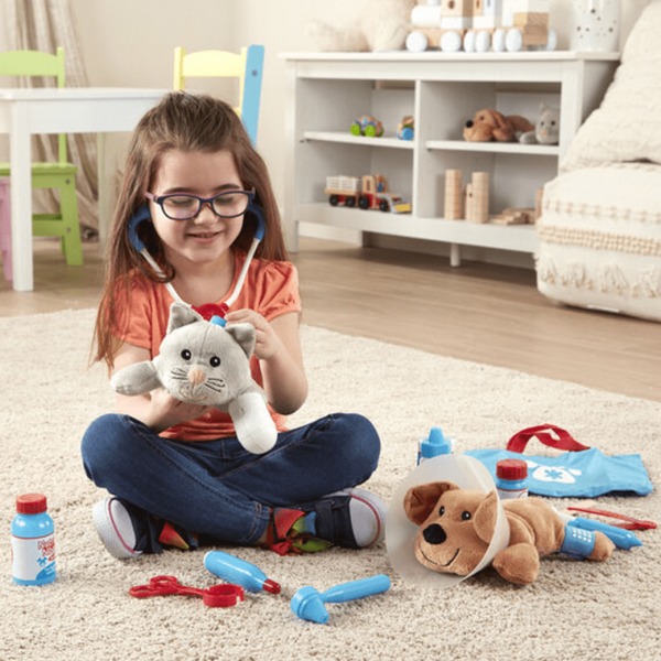Melissa&Doug（メリッサ&ダグ）Pet Vet Play Set（動物のお医者さんドクターセット）
