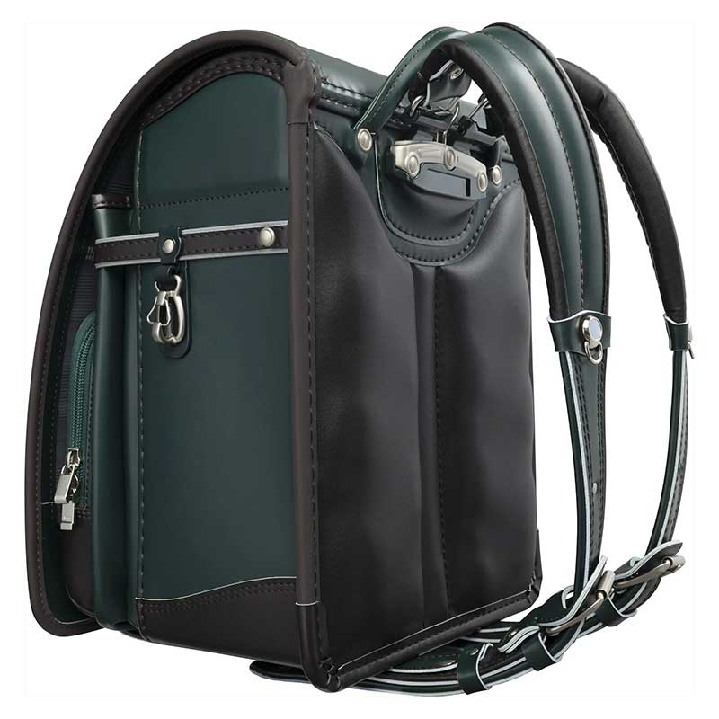 フィットちゃんランドセルイートンクラブ(グリーン×チョコ)安ピカッタイプ+楽ッション