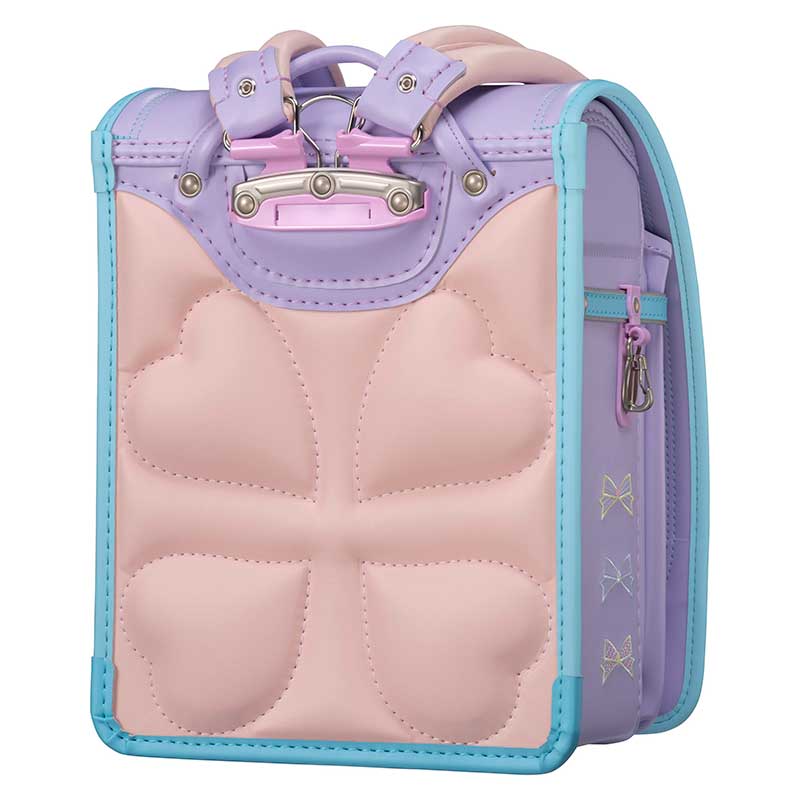 フィットちゃんランドセルパステルガール(ペールラベンダー×アクア)安ピカッタイプ＋楽ッション軽量タイプ