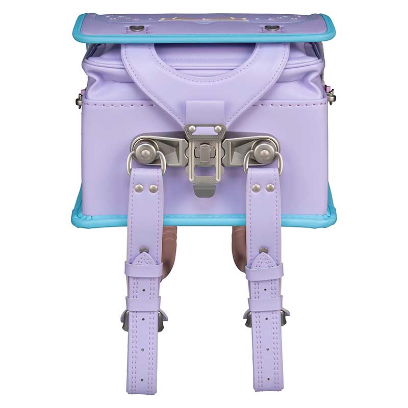 フィットちゃんランドセルパステルガール(ペールラベンダー×アクア)安ピカッタイプ＋楽ッション軽量タイプ