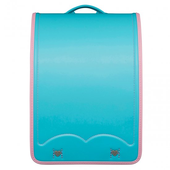 フィットちゃんランドセルあい・愛ティアラ(アクア×ベビーピンク)安ピカッタイプ