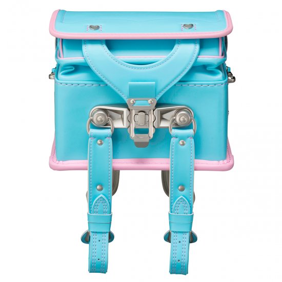 フィットちゃんランドセルあい・愛ティアラ(アクア×ベビーピンク)安ピカッタイプ