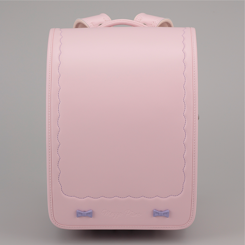 mezzo piano(メゾピアノ)ガーリーリボンベーシックランドセル（クレールピンク）