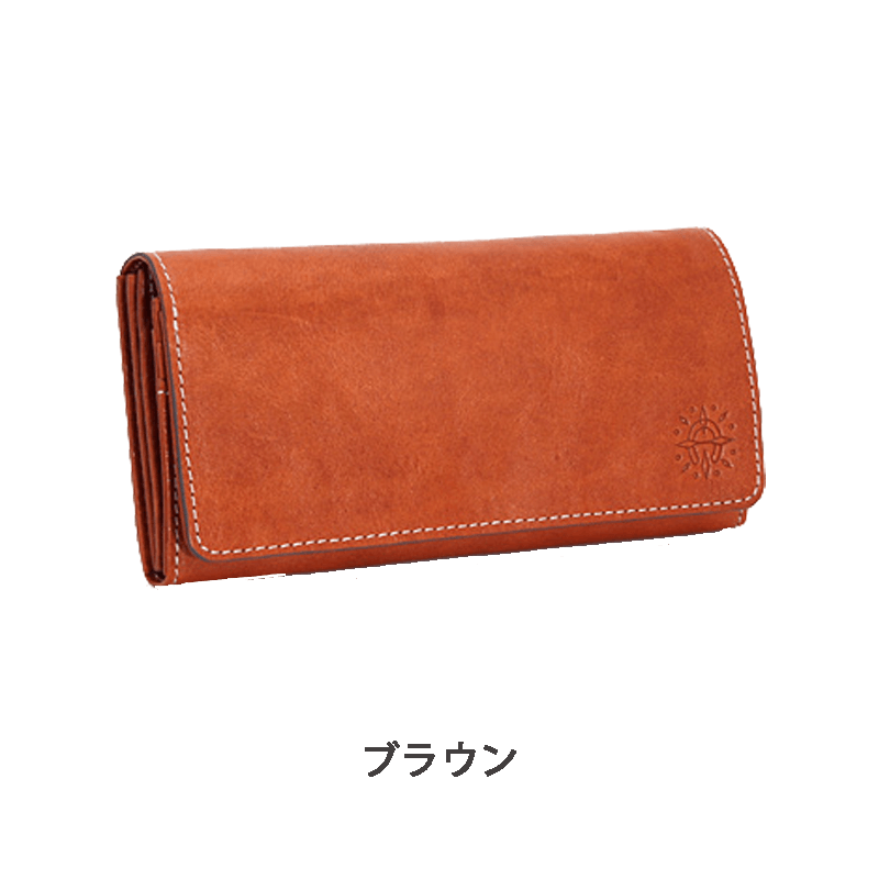 Dakota（ダコタ）フォンスかぶせ長財布イタリア製牛革