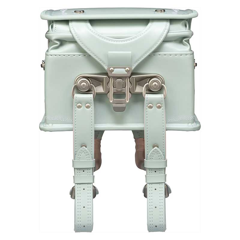 フィットちゃんランドセルルル・フラワー(ミント×ミント)安ピカッタイプ+楽ッション軽量タイプ