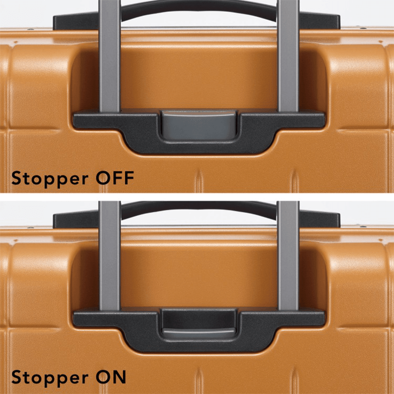 Proteca（プロテカ）チェッカーフレームスーツケースフレームタイプ98リットル（1週間～10泊程度の旅行に）キャスターストッパー搭載