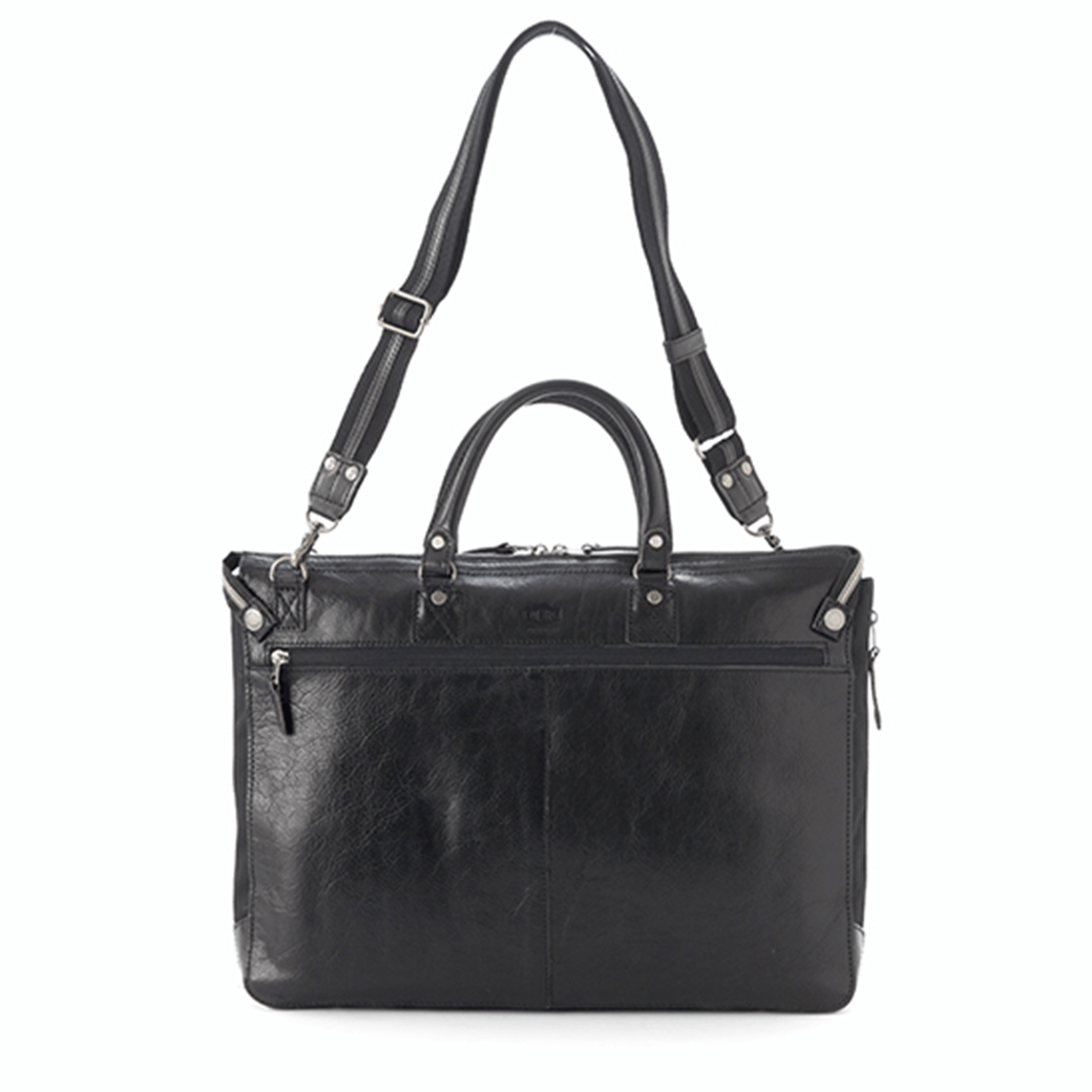 DOUBLES（ダブルス）ブリーフケース（牛革×コーデュラポリ）