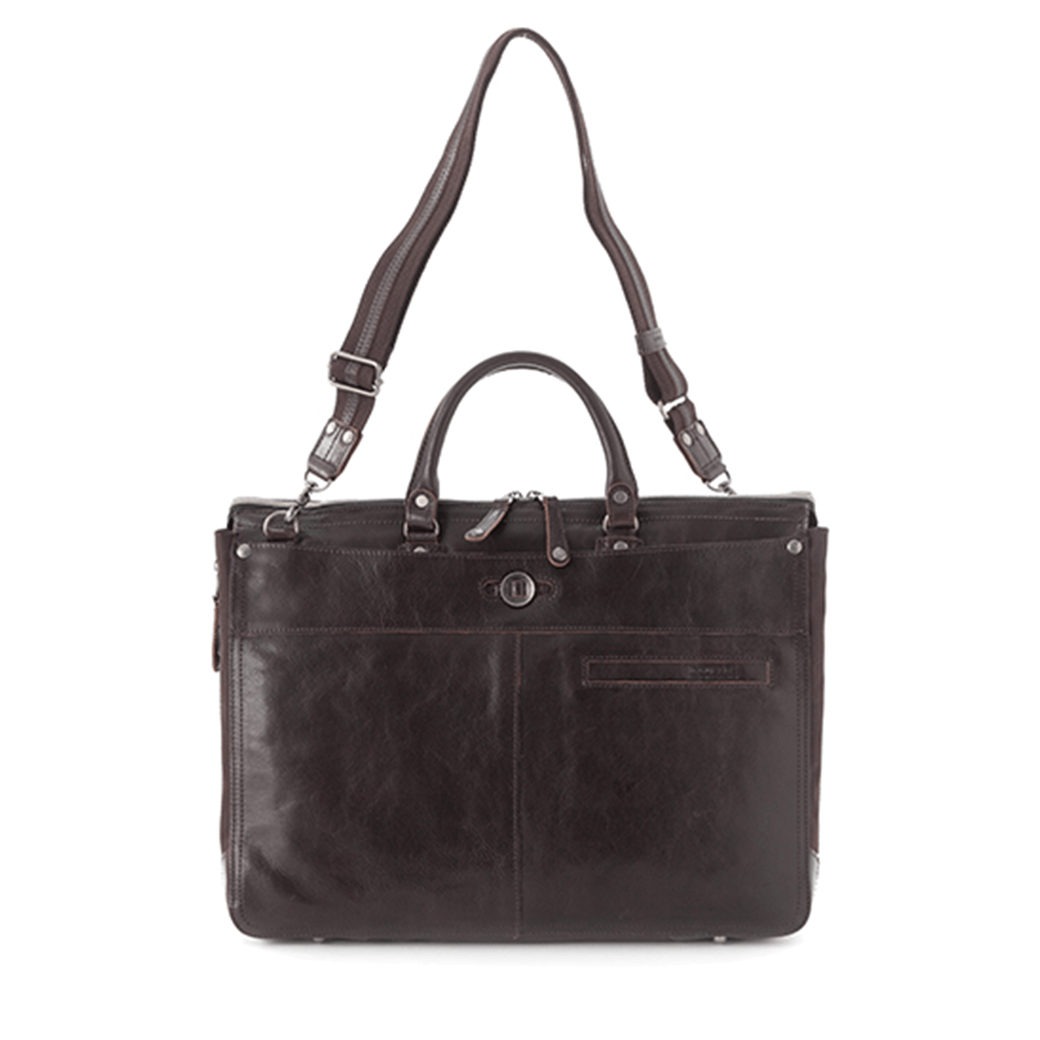 DOUBLES（ダブルス）ブリーフケース（牛革×コーデュラポリ）