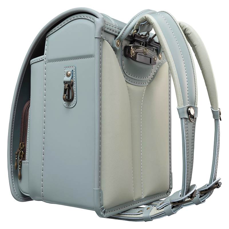 フィットちゃんランドセルルーモ(アッシュグレー×アッシュグレー)安ピカッタイプ＋楽ッション