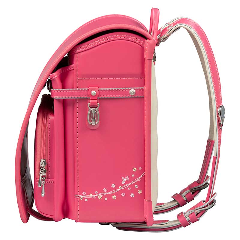 フィットちゃんランドセルプティガール(ホットピンク×ホットピンク)安ピカッタイプ
