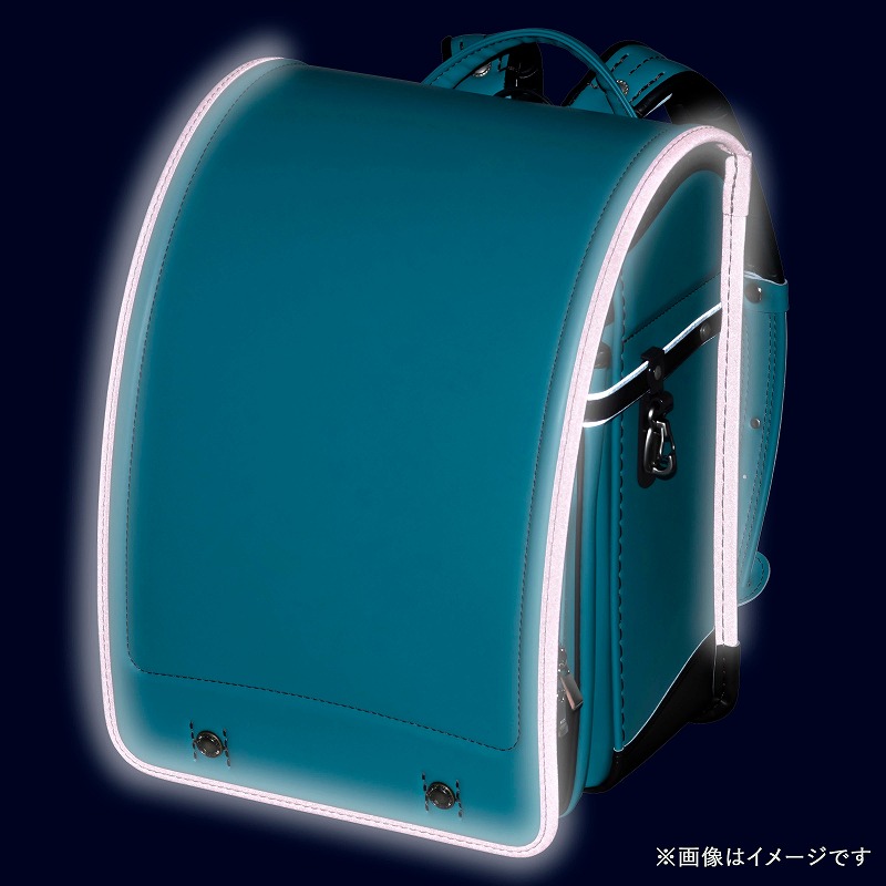 フィットちゃんランドセルイートンクラブ(ピーコックブルー×チョコ)安