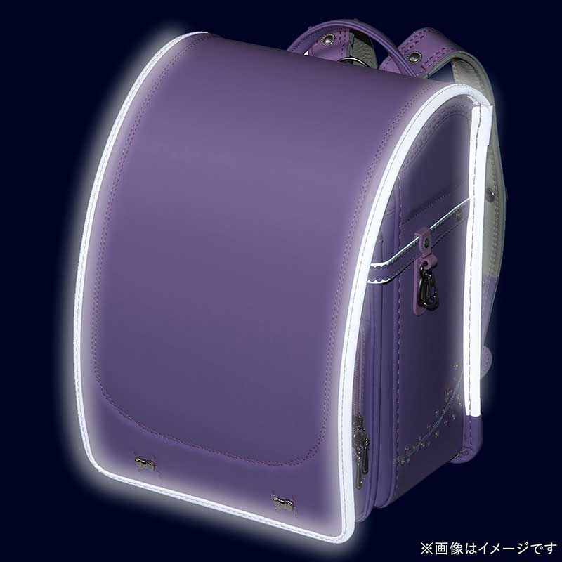 フィットちゃんランドセルプティガール(ラベンダー×ラベンダー)安ピカッタイプ