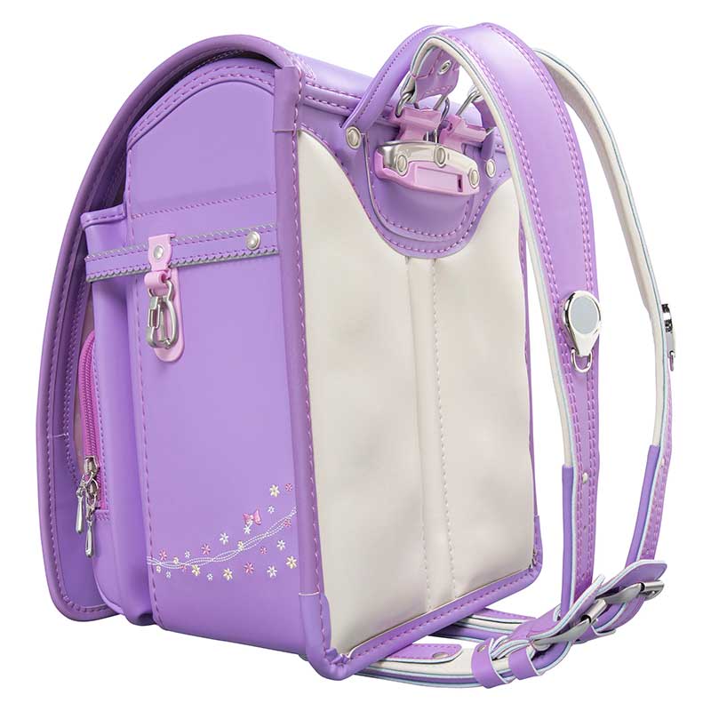 フィットちゃんランドセルプティガール(ラベンダー×ラベンダー)安ピカッタイプ