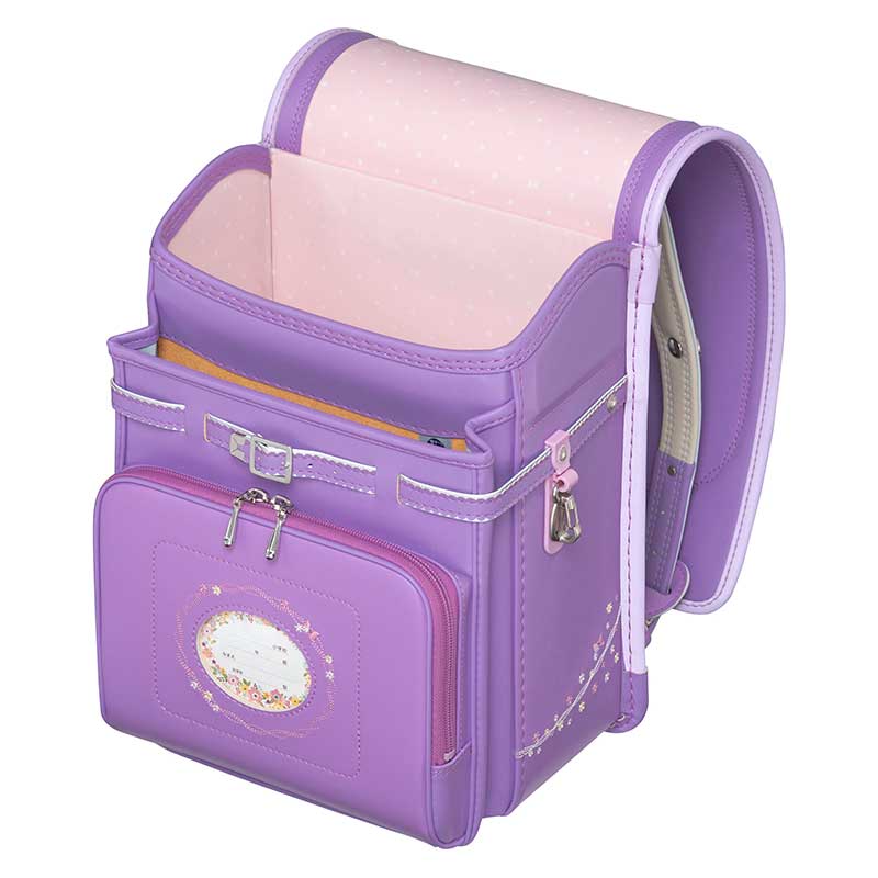 フィットちゃんランドセルプティガール(ラベンダー×ラベンダー)安ピカッタイプ