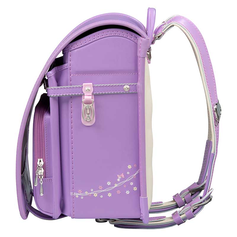 フィットちゃんランドセルプティガール(ラベンダー×ラベンダー)安ピカッタイプ