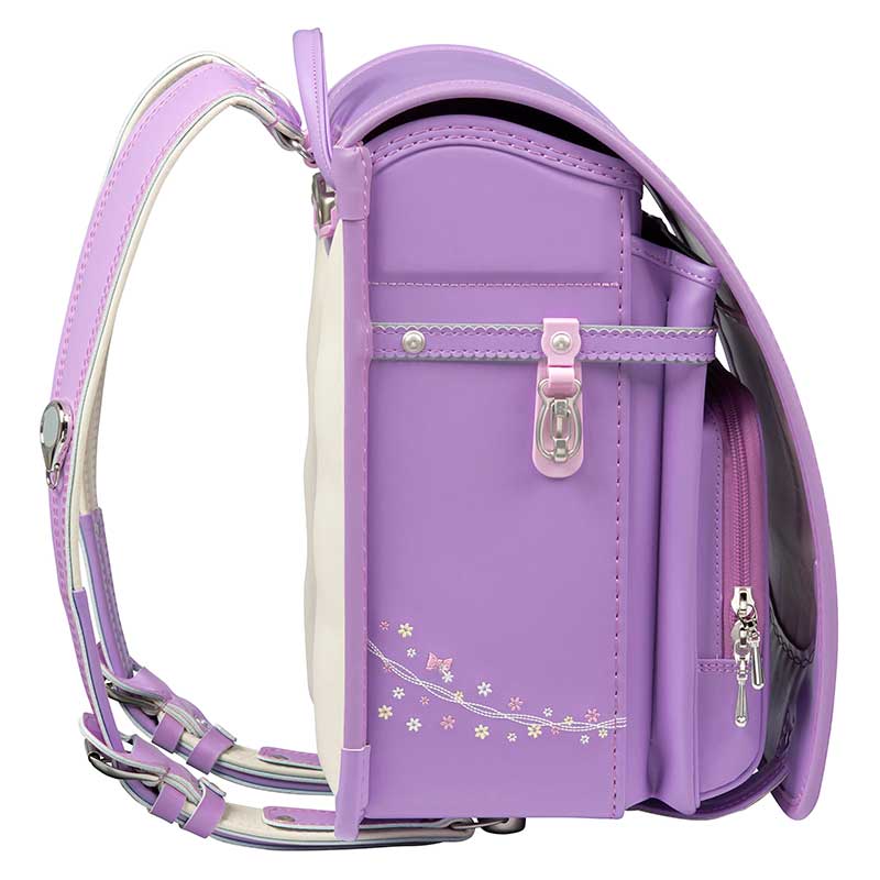 フィットちゃんランドセルプティガール(ラベンダー×ラベンダー)安ピカッタイプ