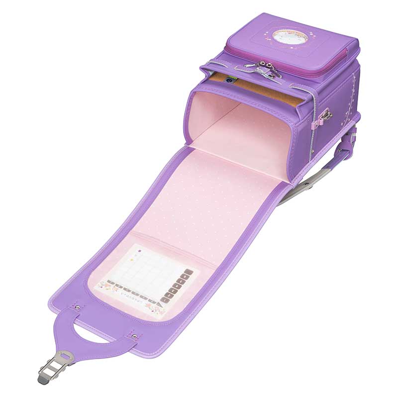 フィットちゃんランドセルプティガール(ラベンダー×ラベンダー)安ピカッタイプ