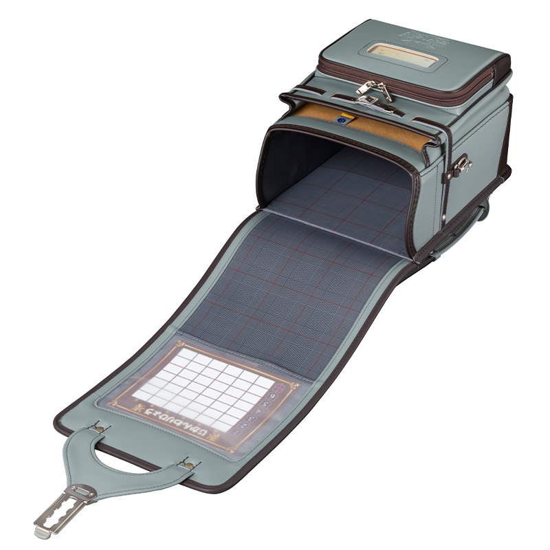 フィットちゃんランドセルイートンクラブ(アッシュグレー×チョコ)安ピカッタイプ+楽ッション