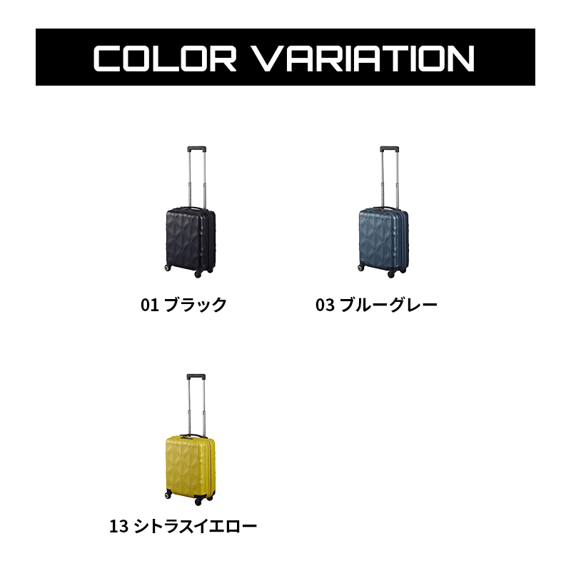 Proteca（プロテカ）コーリースーツケースジッパータイプ22リットル（国内線100席未満機内持ち込みサイズ）