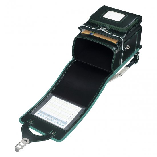 フィットちゃんランドセルタフボーイ（グリーン×グリーン）安ピカッタイプ　