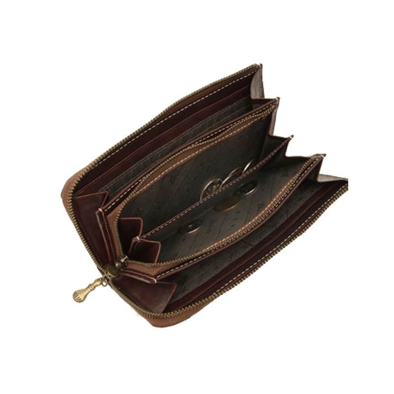 Dakota（ダコタ）フォンスL字ファスナー長財布イタリア製牛革