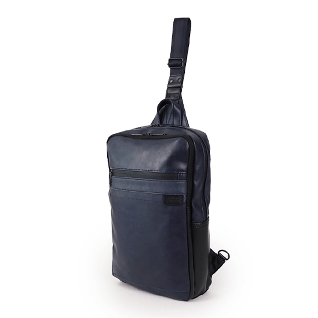 MOUSTACHE（ムスタッシュ）ボディバッグ（ヴィーガンレザー×イタリアン牛革）Lsize