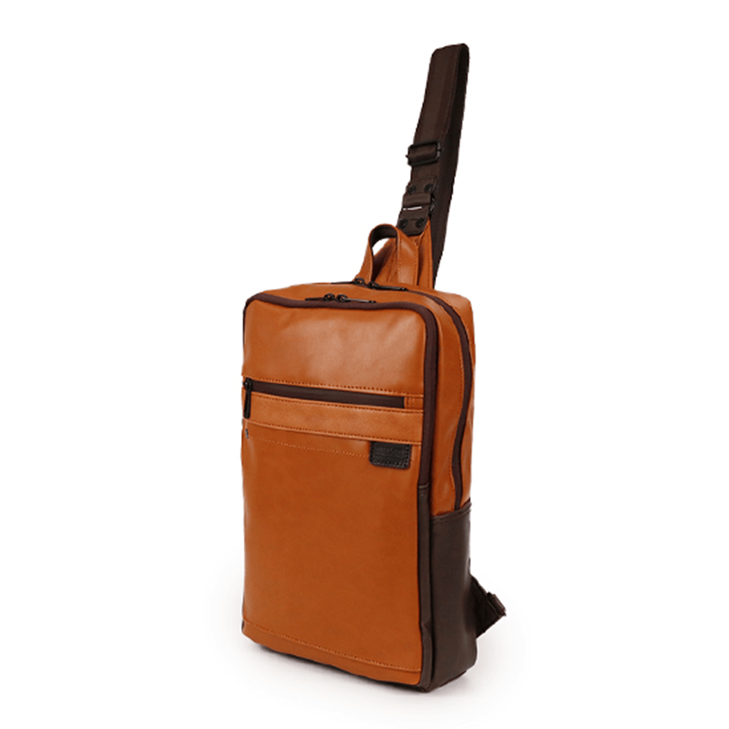 MOUSTACHE（ムスタッシュ）ボディバッグ（ヴィーガンレザー×イタリアン牛革）Lsize