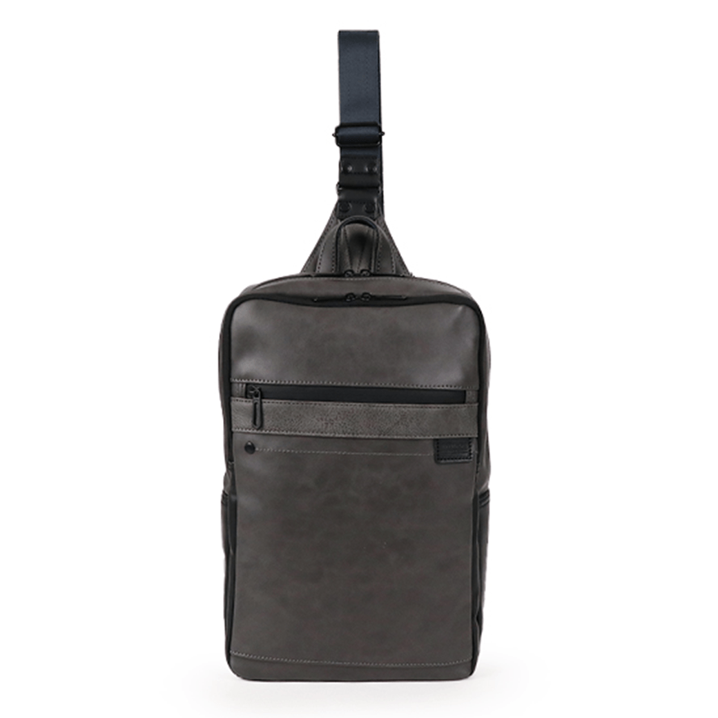 MOUSTACHE（ムスタッシュ）ボディバッグ（ヴィーガンレザー×イタリアン牛革）Lsize