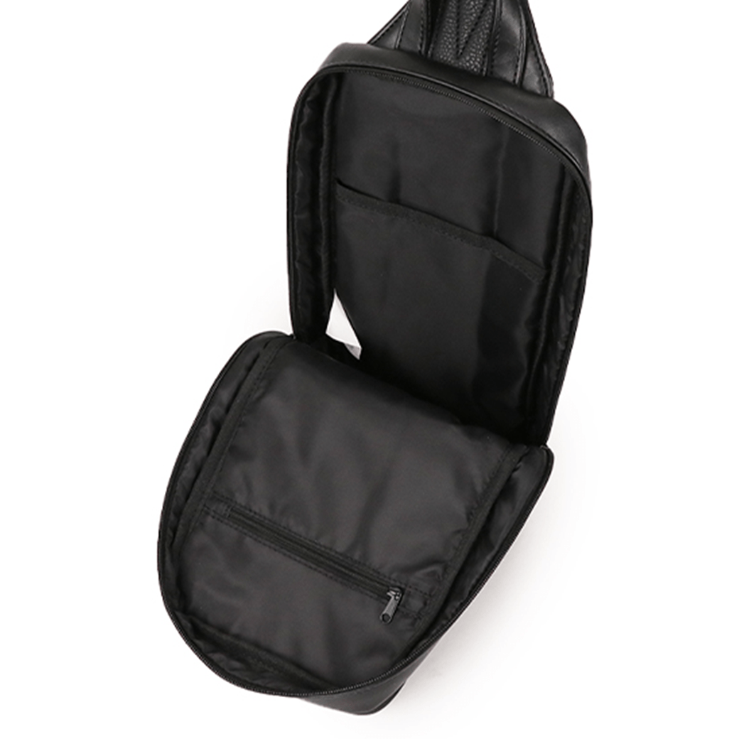 MOUSTACHE（ムスタッシュ）ボディバッグ（ヴィーガンレザー×イタリアン牛革）
