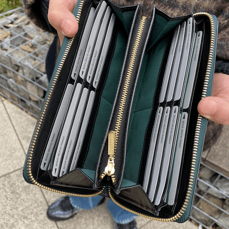 財布 SEEKER「BILAYER」アドバンレザー ロングウォレット SKW-014401 メンズ SEEKER 財布 SEEKER「BILAYER」アドバンレザー ロングウォレット SKW
