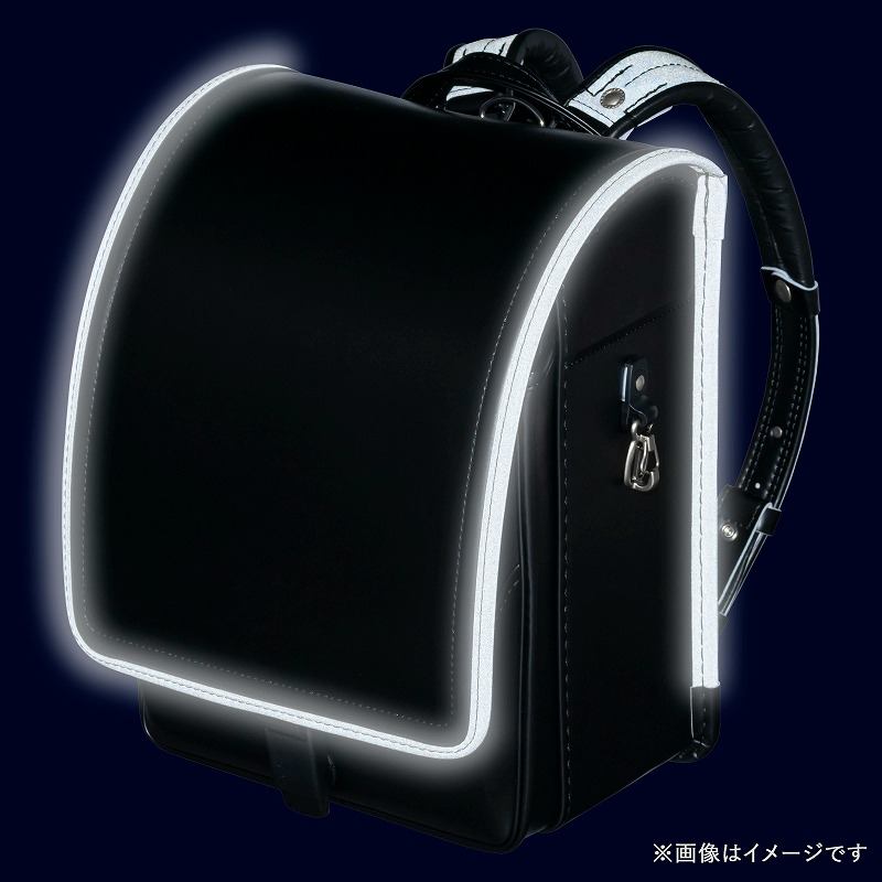 フィットちゃんランドセルゼロランド(クロ×メタルグレー)安ピカッタイプ+楽ッション+軽量