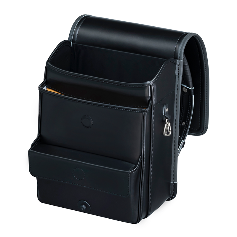 フィットちゃんランドセルゼロランド(クロ×メタルグレー)安ピカッタイプ+楽ッション+軽量