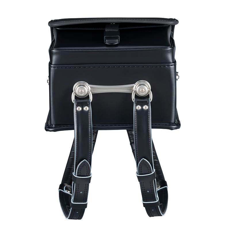 フィットちゃんランドセルゼロランド(クロ×メタルグレー)安ピカッタイプ+楽ッション+軽量