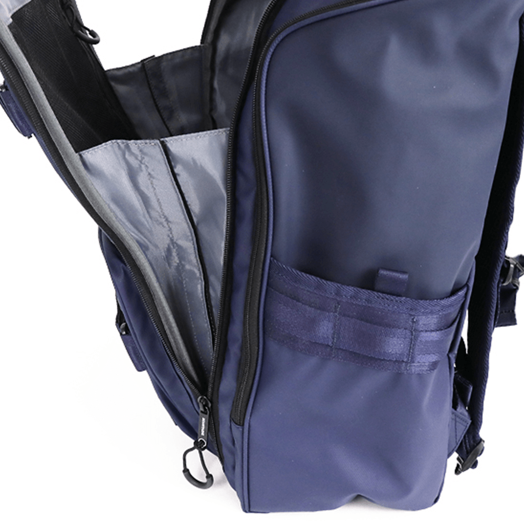 MOUSTACHE（ムスタッシュ）ラバーコーティングバックパック（コーティングポリエステル×ラバーコーティングナイロン）