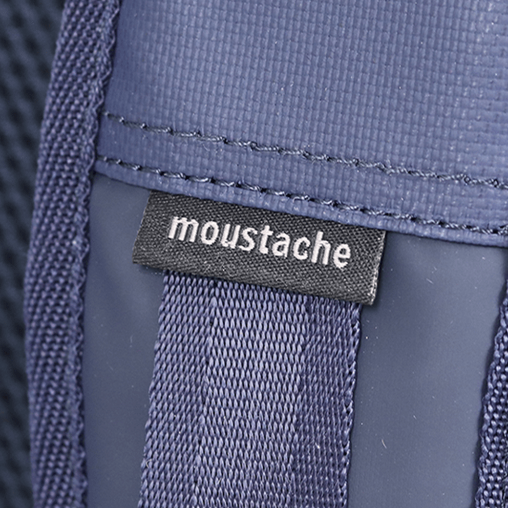 MOUSTACHE（ムスタッシュ）ラバーコーティングバックパック（コーティングポリエステル×ラバーコーティングナイロン）